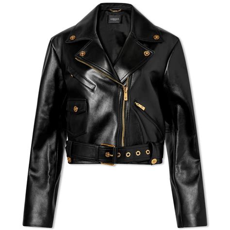 Versace Leather Biker Jacket 